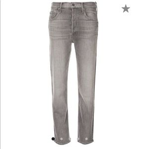 NWT Mother Denim ‘Tomcat’ grey